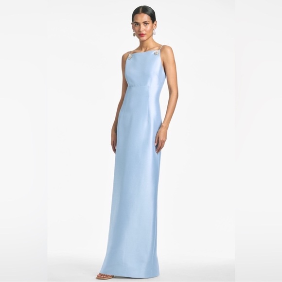 NEW Sachin & Babi Pryce Embellished Column Gown Anthropologie Sz 10 - Picture 6 of 9